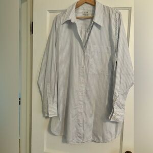 Cos oversized men’s-style cotton button-down shirt